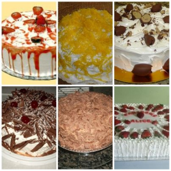 Encomendas de bolos, tortas, cupcakes e bem casados